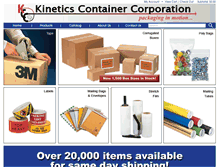 Tablet Screenshot of kineticscontainer.shoppkg.com