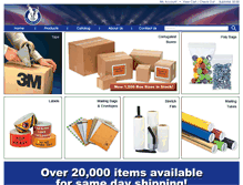 Tablet Screenshot of americaneaglepackaging.shoppkg.com